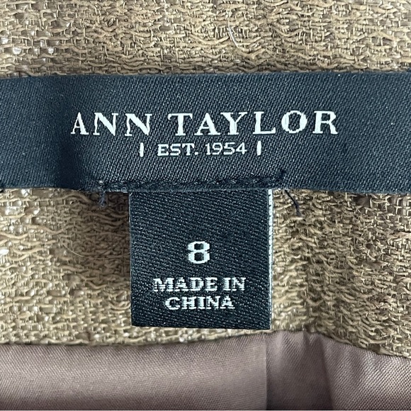 Ann Taylor Linen Blazer Sz 8 - Picture 3 of 8